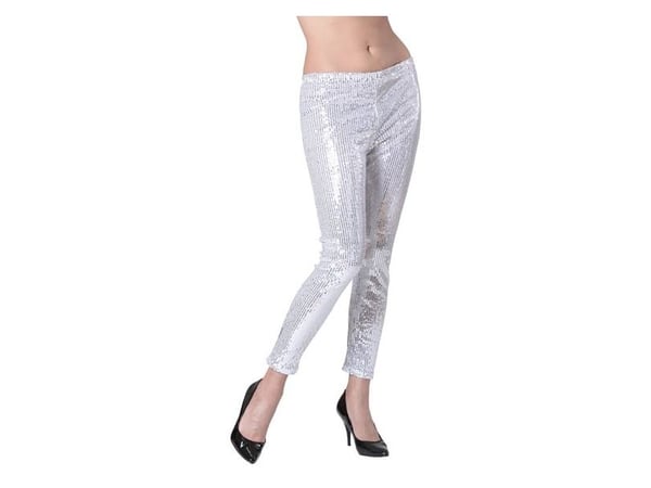 Silver paljettleggings