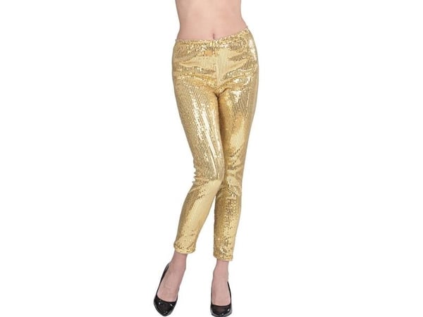 Guld paillet leggings