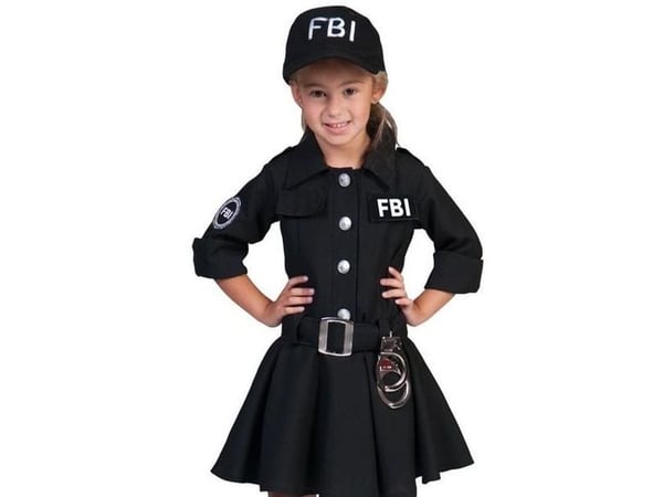 FBI agentti puku, tyttö