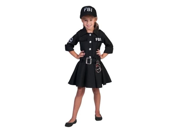 FBI-agent dräkt, tjej