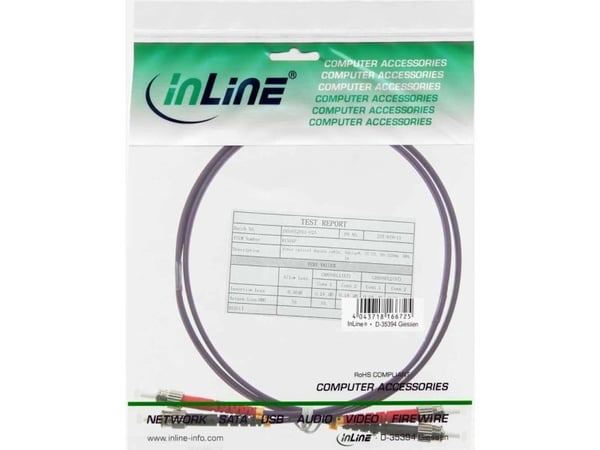 InLine ST/ST, 7,5 m, 7,5 m, OM4, 2x ST, 2x ST, 2x ST