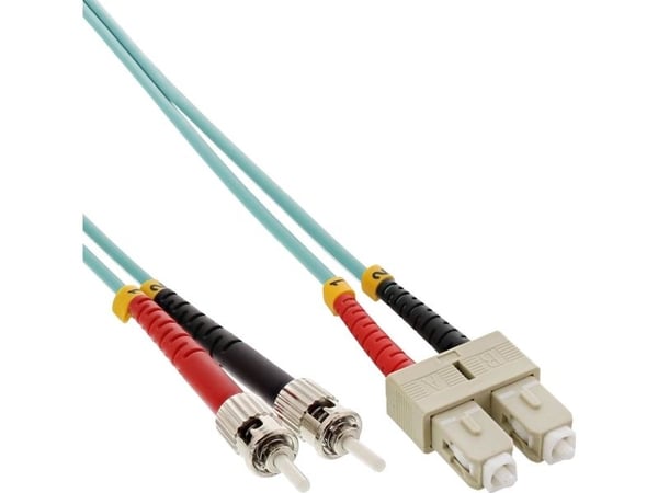 InLine SC/ST, OM3, 2m, 2m, OM3, 2x SC, 2x ST