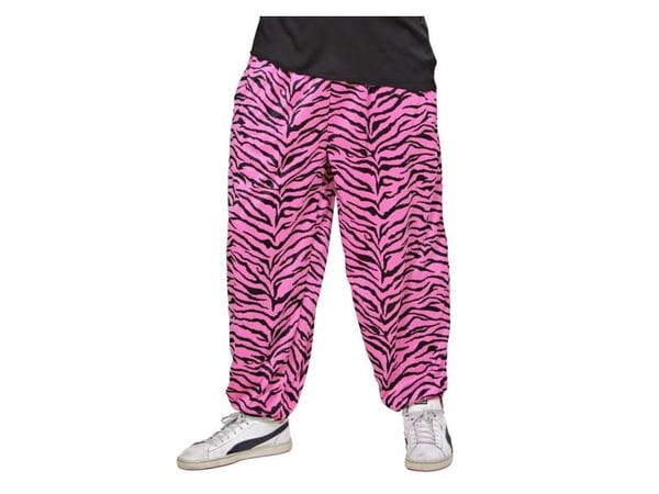 80er baggy bukser, pink
