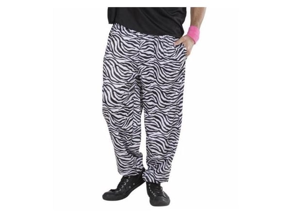80er baggy bukser, Zebra