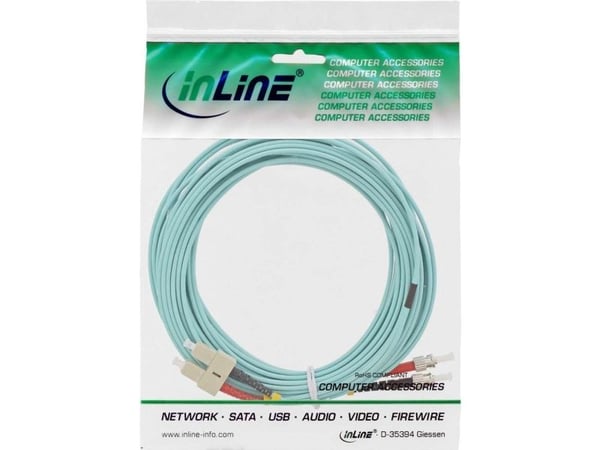 InLine 82575O, 7,5 m, OM3, 2x SC, 2x ST