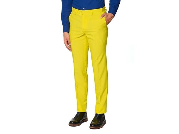 Gult enfärgat OppoSuits-jackett