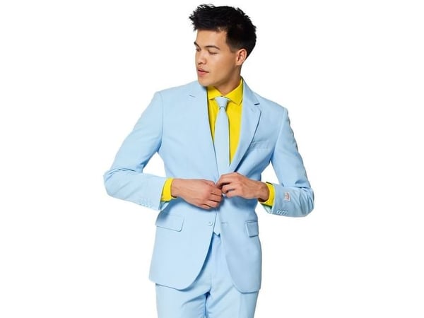 Ljusblå kostym OppoSuits