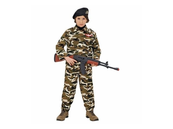 Soldat kostume til drenge