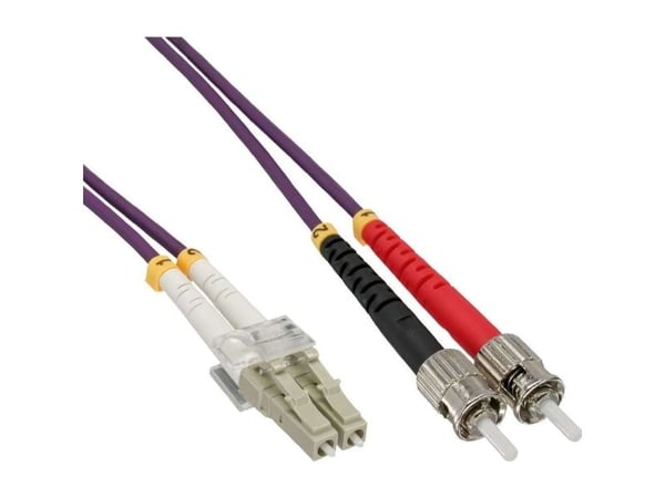 InLine LC/ST, 7,5 m, 7,5 m, OM4, 2x LC, 2x ST