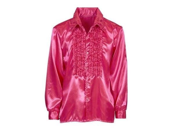 Pink flæseskjorte