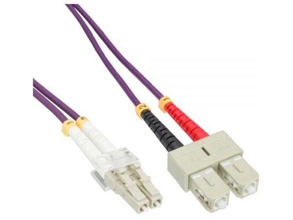 Inline Patchcord LC/SC, 50/125 µm, OM4 0,5 m (88644P)