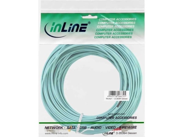 InLine 88649O, 15 m, OM3, 2x LC, 2x SC