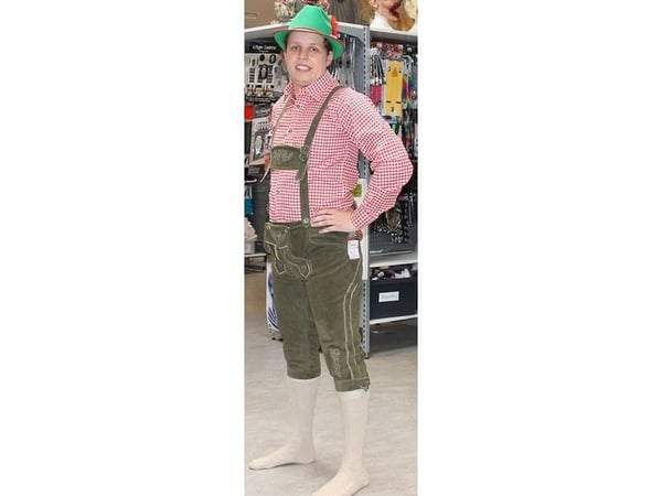 Ægte lederhosen, grønne
