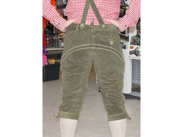 Ægte lederhosen, grønne