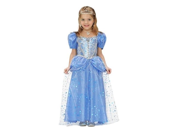 Blå prinsessklänning