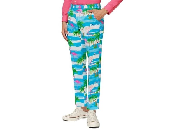 OppoSuit flamingokostym för vuxna