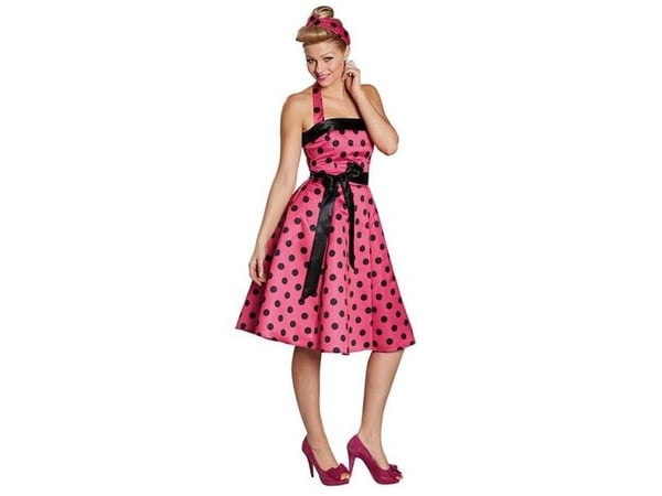 Pink 50er kjole Pink 50er kjole