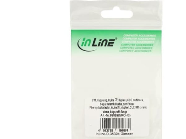 InLine 89989K, LC/LC, Beige, monitilatoiminen, 1 kpl