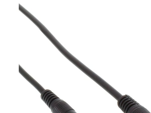 InLine 99934A, 3,5 mm, urosliitin, 3,5 mm, naarasliitin, 1,5 m, musta