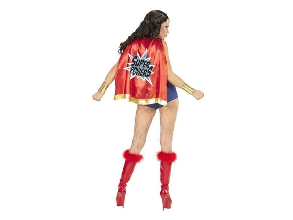 Super Power Girl-utklädningsdräkt