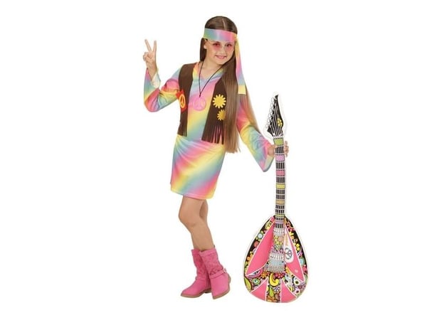 Hippie flicka kostym