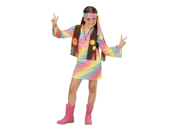 Hippie pige kostume