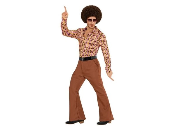 Brune Groovy 70er bukser