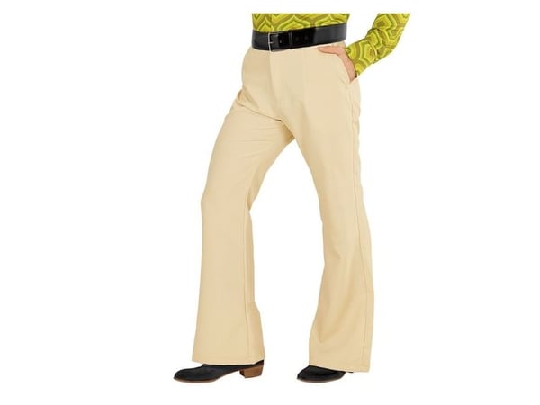 Groovy Man, beige 70er bukser