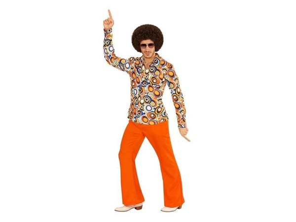 Groovy Bubbles 70-tals skjorta