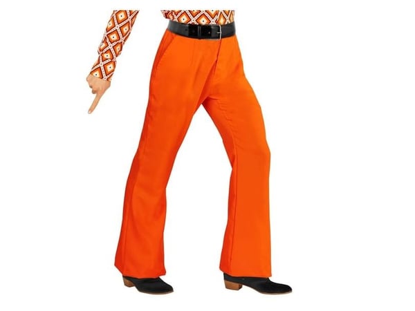 Orange 70er bukser