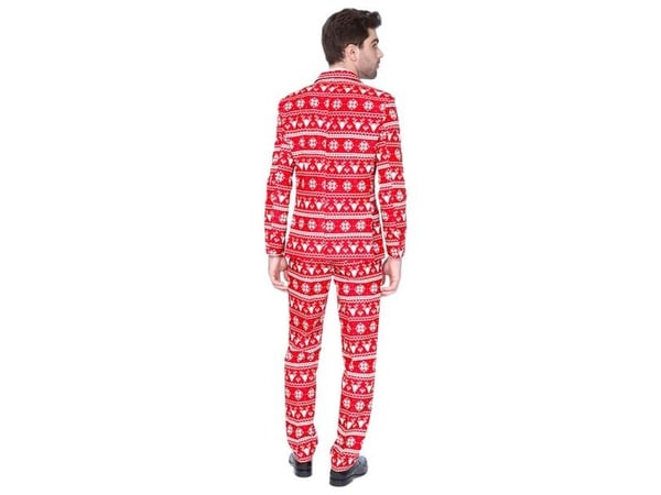 Suitmeister Red Nordic kostym för vuxna män