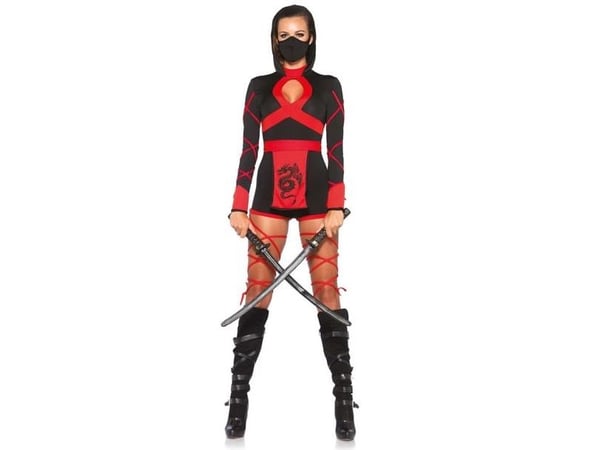 Red Dragon ninja-dräkt
