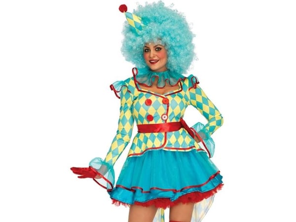Karneval clownkostym