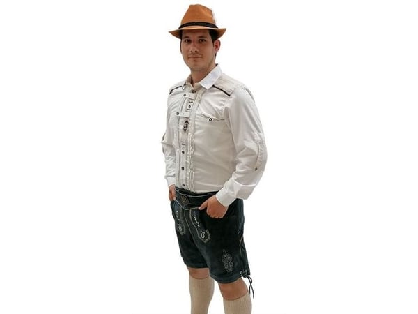 Ægte Lederhosen, blå