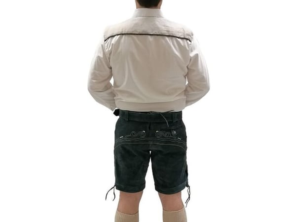 Ægte Lederhosen, blå