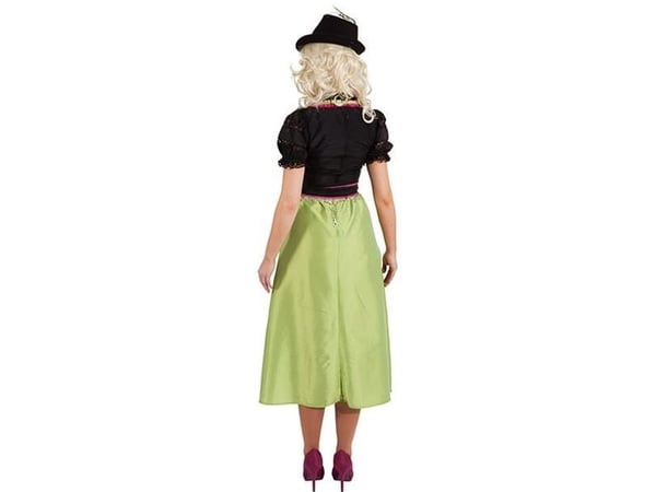 Schürzenkleid / Tyrolerkjole, svart och grön