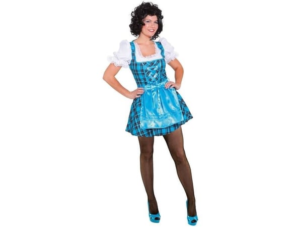 Dirndl-klänning, turkos