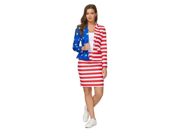 Suitmeister USA-flagga kostym