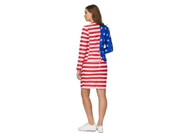 Suitmeister USA-flagga kostym