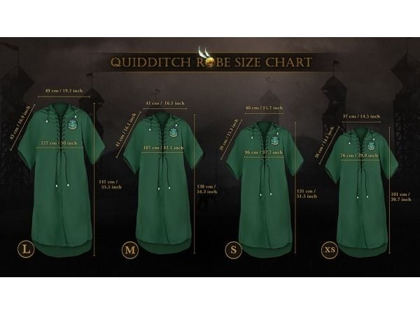 Slytherin Quidditch-dräkt