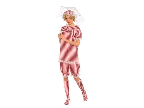 FestFarver Beachside Bettie-maskeraddräkt