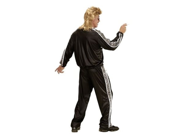 Sort 80er Joggingdragt