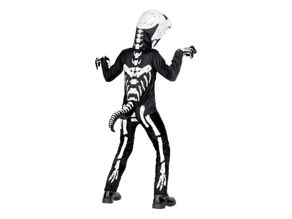 T-rex skelett-kostym