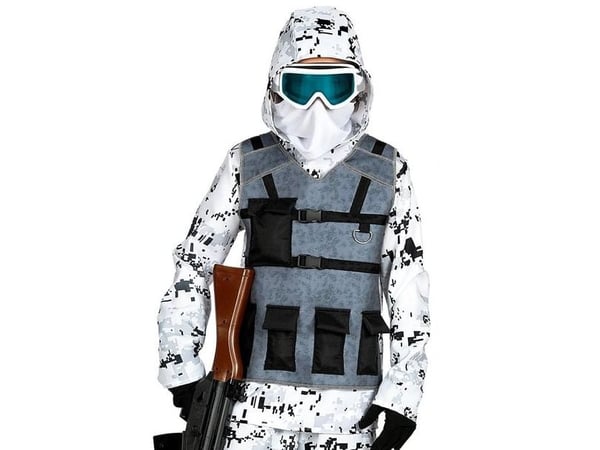 Sne soldat kostume