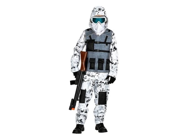 Sne soldat dräkt