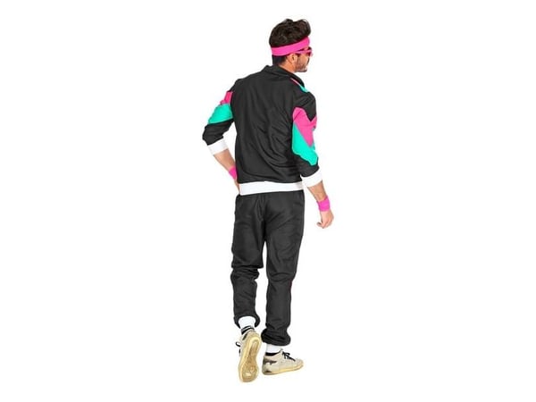 80er Joggingdragt, sort