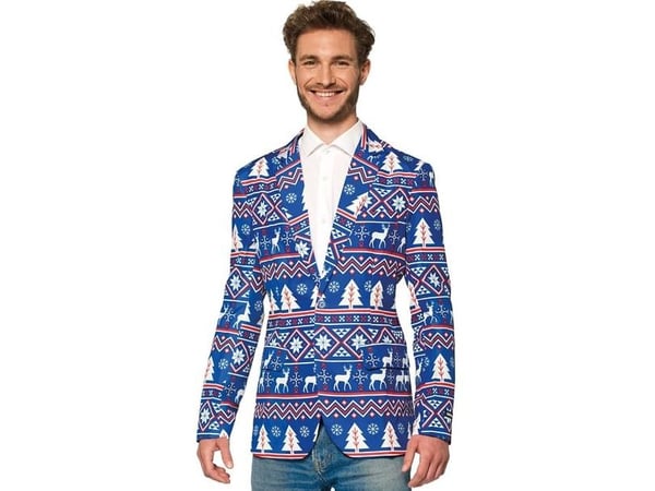 Suitmeister Blue Nordic blazer