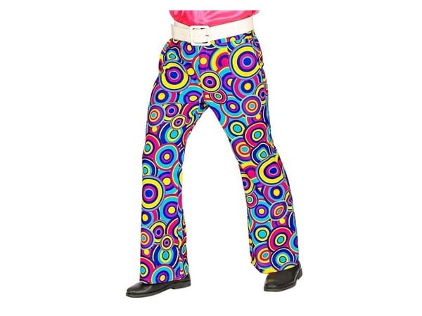 70er groovy bukser, Blue bubbles