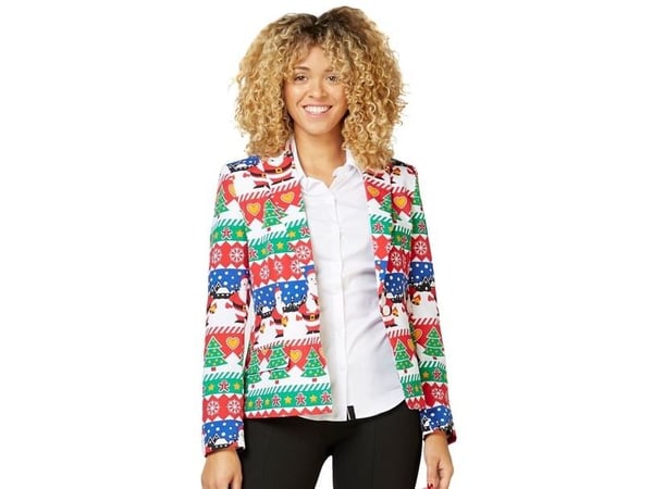 OppoSuit Snazzy Santa blazer