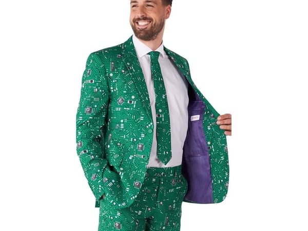 OppoSuit Cool Circuit maskeradkostym vuxen